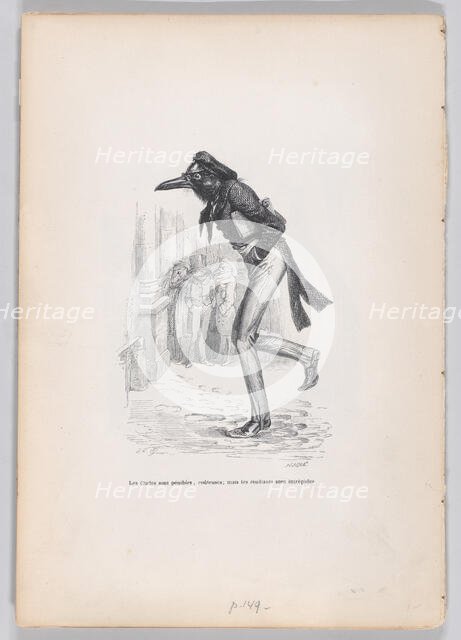 The studies are painful, expensive; but the students are intrepid from Scenes from ..., ca. 1837-47. Creator: Joseph Hippolyte Jules Caque.