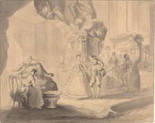 Dance in a Palace, c. 1770/1775. Creator: Luis Paret y Alcazar.