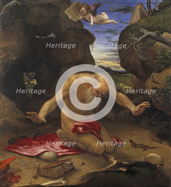 Saint Jerome. Artist: Lotto, Lorenzo (1480-1556)