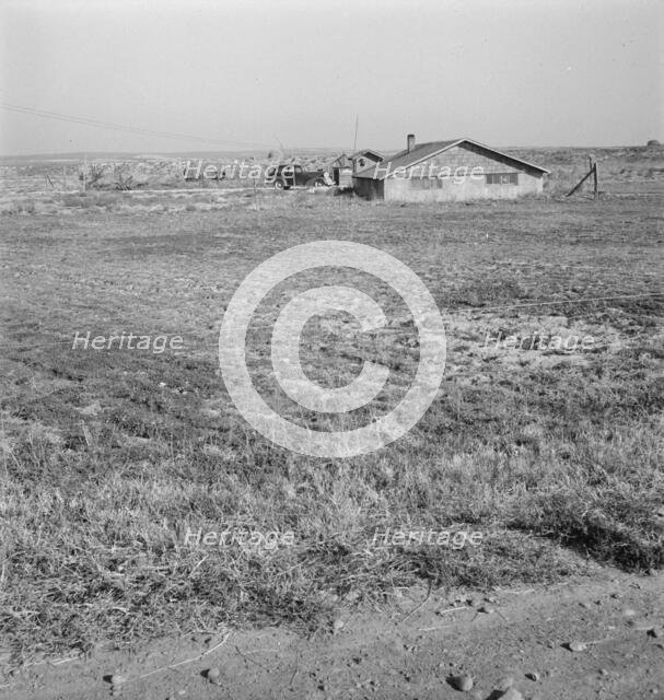 Bartheloma basement house, Nyssa Heights, Malheur County, Oregon, 1939. Creator: Dorothea Lange.