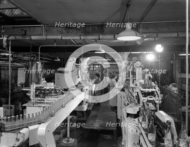 Ward & Sons soft drink bottling plant, Swinton, South Yorkshire, 1960. Artist: Michael Walters