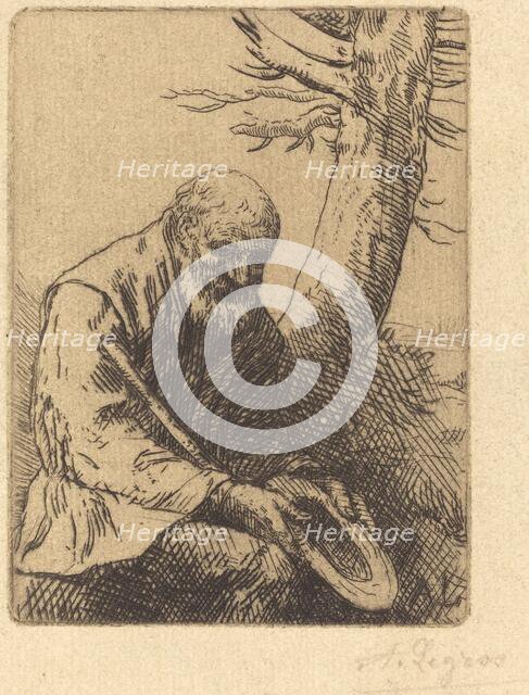 Beggar with Hat in Hand (Mendiant avec son chapeau a la main). Creator: Alphonse Legros.