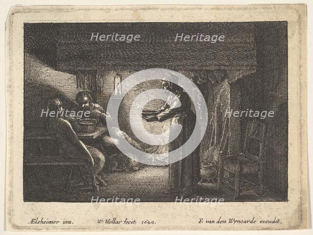 The satyr and the peasant, 1644. Creator: F van den Wyngarde.