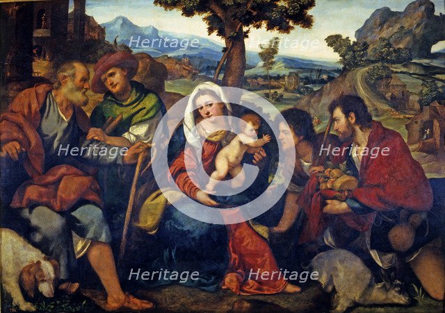 Adoration of the Shepherds' by Giacomo Palma.