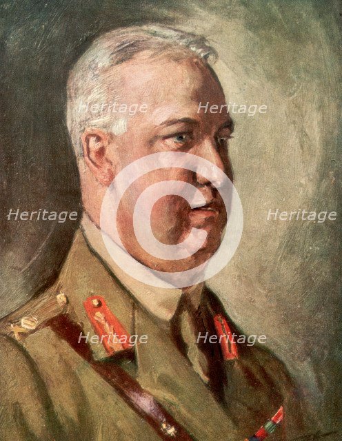 Sir Arthur William Currie, Canadian First World War general, (1926). Artist: Unknown
