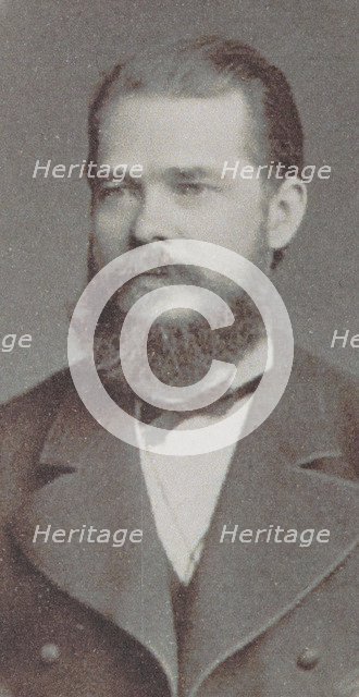 Portrait of Pyotr Ivanovich Jurgenson (1836-1903), 1870s.