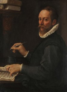 Portrait of a Musician, c1587. Creator: Carracci, Annibale (1560-1609).