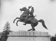 Andrew Jackson - Equestrian statues in Washington, D.C., between 1911 and 1942. Creator: Arnold Genthe.
