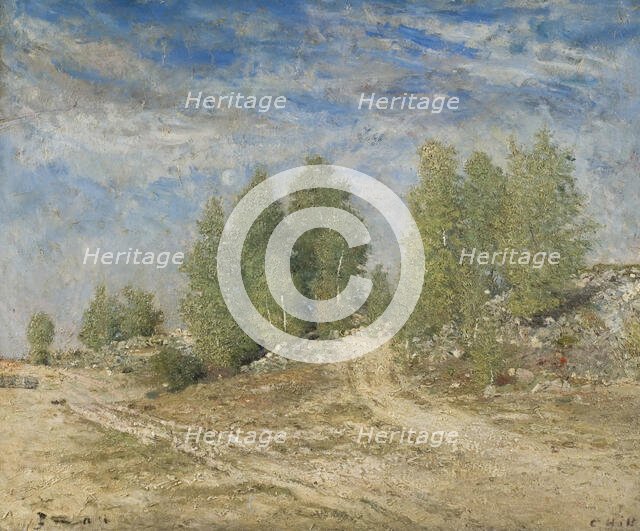 Gravel Slope, 1876. Creator: Carl Fredrik Hill.