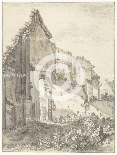Ruins of a building in Utrecht, 1674. Creator: Herman Saftleven the Younger.