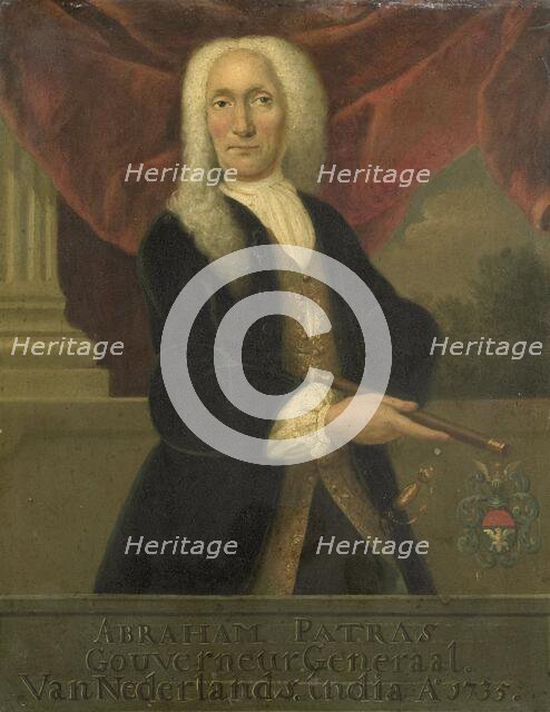 Portrait of Abraham Patras, Governor-General of the Dutch East India Company, 1735-1800. Creator: Theodorus Justinus Rheen.