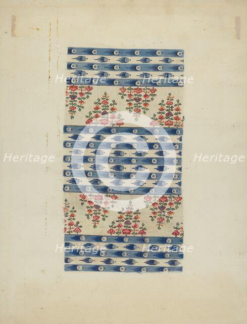Printed Textile, c. 1938. Creator: Eleanor Rogers.