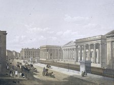 British Museum, Holborn, London, 1852. Artist: William Simpson