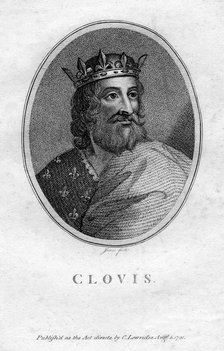 Clovis, King of the Franks, (1791).Artist: Jones