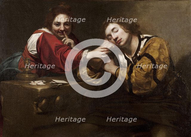 Fortune Telling Scene (Sleeper Awakened by a Young Woman), 1620s.