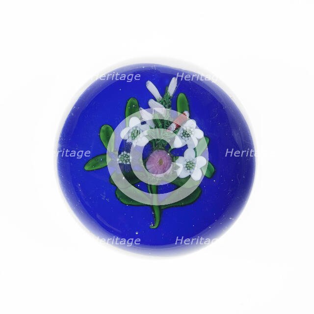 Paperweight, France, c. 1845/60. Creator: Clichy Glassworks.