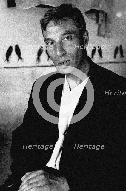 Portrait of the poet and writer Boris Pasternak (1890-1960). Artist: Anonymous  