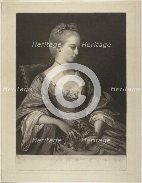 Esther Jacobs, c. 1760. Creator: John Spilsbury.