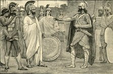 'Interview Between Agesilaus and Pharnabazus', 1890.   Creator: Unknown.