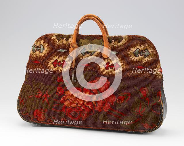 Carpetbag, American, ca. 1860. Creator: Unknown.