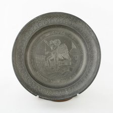 Plate, Vienna, 18th century; engraving probably 19th century. Creator: A. Karst.