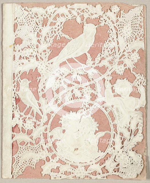 Untitled Valentine (Putti and Birds), 1860/69. Creator: Thomas Wood.