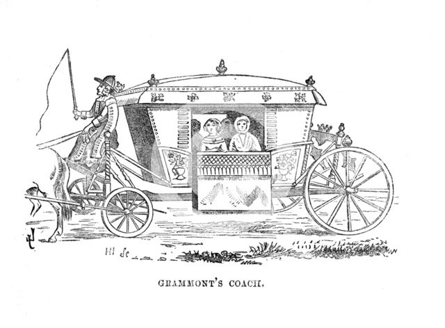 'Grammont's Coach', c1870. Artist: Unknown.