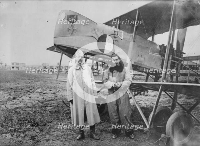 Capt. Berthaut and Capt. Hoppe [i.e. Happe], between c1914 and c1918. Creator: Bain News Service.