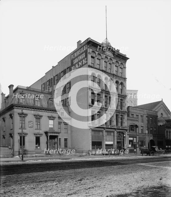 Detroit Peninsular Savings Bank, between 1900 and 1905. Creator: Unknown.