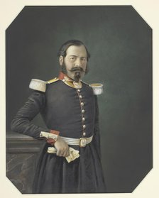 Portrait of a French Military Officer, c. 1855. Creator: Unknown.