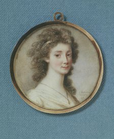 Eva Sophia Piper (1757-1816), b von Fersen, Countess, c18th century. Creator: Le Chevalier de Chateaubourg.