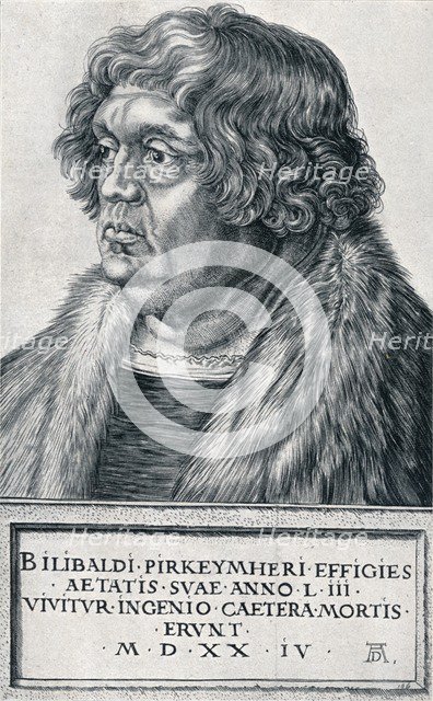 'Willibald Pirckheimer', 1524 (1906). Creator: Albrecht Durer.