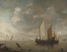 Calm Sea, 1650-1676. Creator: Hendrick Jacobsz Dubbels.