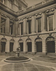'Courtyard of the Drapers' Hall in Throgmorton Street', c1935. Creator: Joel.