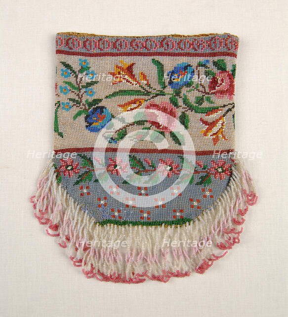 Pouch, American, 1830-60. Creator: Unknown.