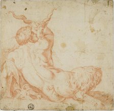 Satyr and Goat, after 1600. Creator: Unknown.