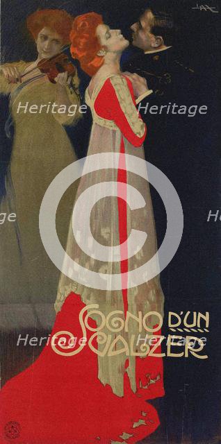 Sogno d'un valzer, 1910. Creator: Metlicovitz, Leopoldo (1868-1944).