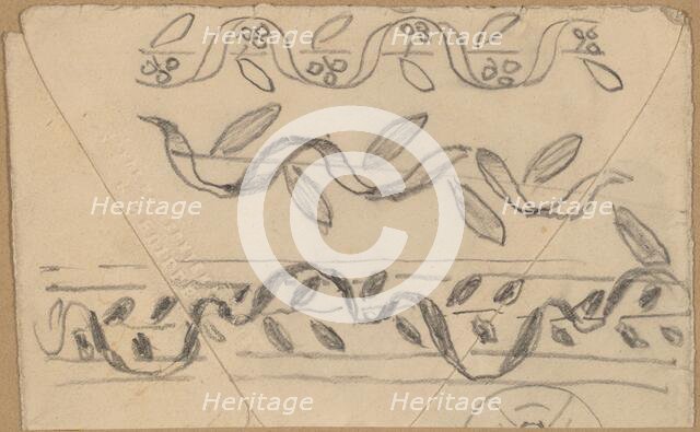 Studies for Border Designs, 1890/1897. Creator: Charles Sprague Pearce.