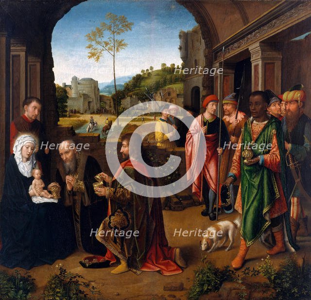 The Adoration of the Magi, ca. 1520. Creator: Workshop of Gerard David.