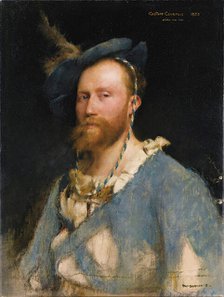 Portrait of the artist Gustave Courtois (1852-1923), 1883. Creator: Dagnan-Bouveret, Pascal Adolphe Jean (1852-1929).