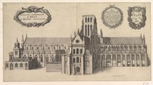Saint Paul's, South side (Ecclesiae Cathedralis St. Pauli, A Meridi Prospectus), 1658. Creator: Wenceslaus Hollar.