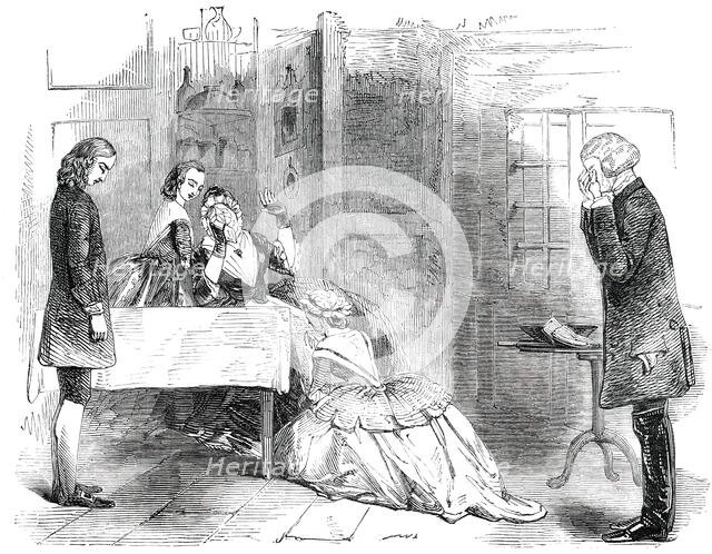Scene from "The Vicar of Wakefield", at the New Strand Theatre, 1850. Creator: Unknown.