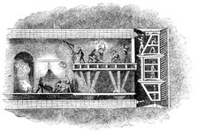 Construction of the Thames Tunnel, London, 1825-1843. Artist: Unknown