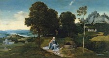 Landscape with the Rest on the Flight into Egypt, 1518. Creator: Joachim Patinir.