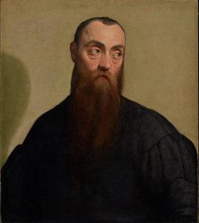 Portrait of a Bearded Man, about 1550. Creator: Jacopo Bassano il vecchio.