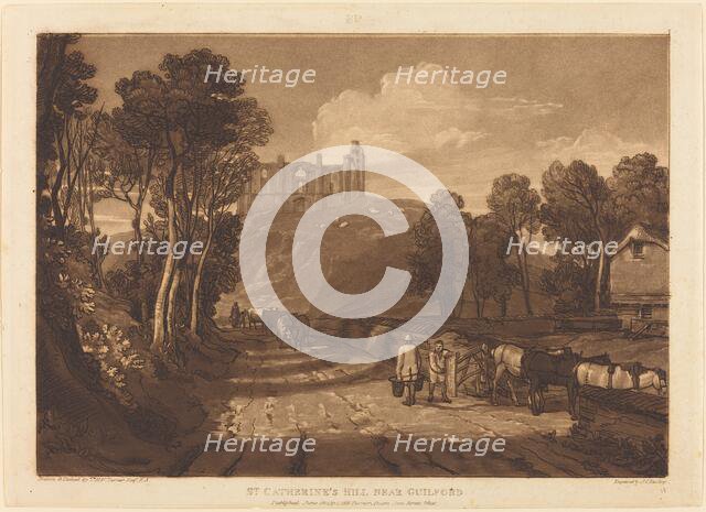 Saint Catherine's Hill Near Guilford, 1811. Creator: JMW Turner.