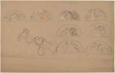 Studies for Lunettes, 1890/1897. Creator: Charles Sprague Pearce.