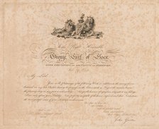 A Selection of Twenty of the Most Picturesque Views in Paris, and its Environs: Dedication Page , 18 Creator: John Girtin (British).