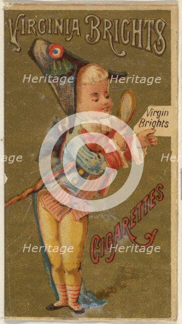 From the Girls and Children series (N64) promoting Virginia Brights Cigarettes for Allen &..., 1886. Creator: Allen & Ginter.