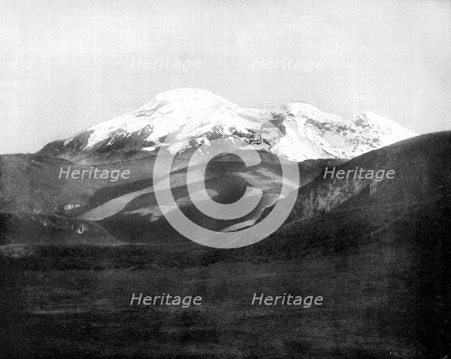 Mount Chimborazo, Ecuador, 1893.Artist: John L Stoddard